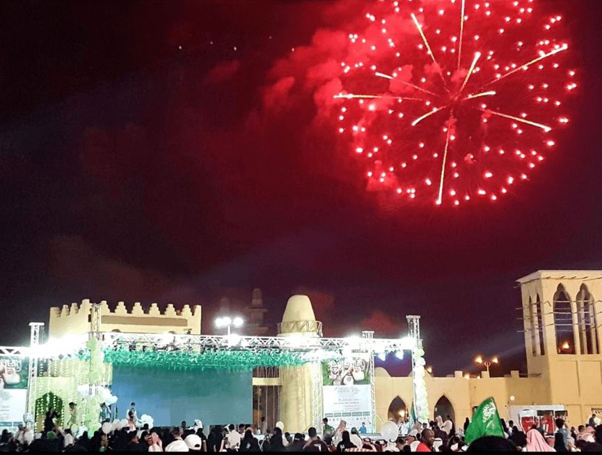 حلول تقنية متطورة من المتطورة الخليجية في احتفال اليوم الوطني السعودي 90 بمحافظة الجبيل